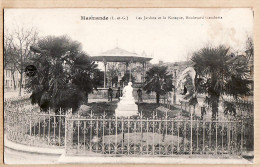 27579 / MARMANDE KIOSQUE Musique JARDINS Boulevard GAMBETTA 21.06.1917 Lot Garonne - Librairie Mme BRUNE - Marmande