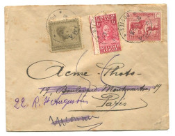Congo Boma Oblit. Keach 7A2 Sur C.O.B. 107+124+141 Sur Lettre Vers Paris Le 05/09/1930 - Lettres & Documents