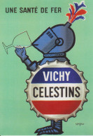 VICHY CELESTINS - CARTE POSTALE 10X15 CM - Publicidad