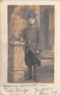 Militaria - Carte Photo - Soldat Du 128ème Régiment - Maurice Lallorette, Rue Fort Rouge - YVETOT - Reggimenti