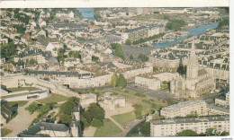 CARTE POSTALE  CP  123  CAEN   VUE GENERALE DU CHATEAU ET QUARTIER ST PIERRE - Caen