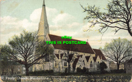 R606247 St. Pauls Church. Maidstone. G. A. Cooper. Kent Series. Invicta - Mondo