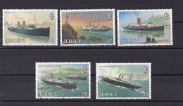 JERSEY 1989 TIMBRE N°485/89 NEUF** BATEAUX - Jersey