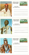 TRANSKEI  10 ENTERO POSTALES TIPOS INDIGENAS - Transkei