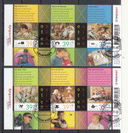 Nederland 2005 Nvph Nr  2338 A Tm 2339 C, Mi Nr 2302 - 2307 Compleet, Ot En Sien 2 Sheets - Used Stamps