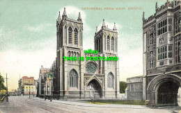 R606940 Cathedral From West. Bristol. Star Series. G. D. And D. L. 1908 - Welt