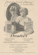 Lavendel Crème Dr. Dralle's - Pubblicità D'epoca - 1925 Old Advertising - Publicités