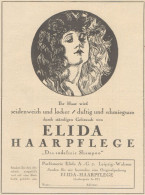 ELIDA Haarpflege - Pubblicità D'epoca - 1925 Old Advertising - Publicités