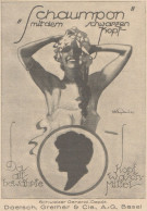 Schwarzen Kopf Schaumpon - Pubblicità D'epoca - 1925 Old Advertising - Publicités