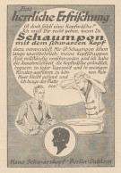 Hans Schwarzen Kopf Schaumpon - Pubblicità D'epoca - 1925 Old Advertising - Publicités