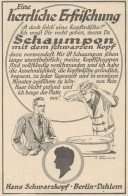 Hans Schwarzen Kopf Schaumpon - Pubblicità D'epoca - 1925 Old Advertising - Pubblicitari