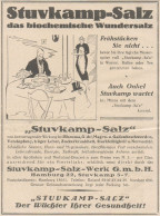 Stuvkamp-Salz - Pubblicità D'epoca - 1925 Old Advertising - Publicités