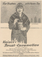 Kaiser's Brust Caramellen - Pubblicità D'epoca - 1925 Old Advertising - Pubblicitari