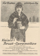 Kaiser's Brust Caramellen - Pubblicità D'epoca - 1925 Old Advertising - Pubblicitari