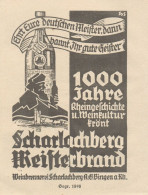 Scharlachberg Meisterbrand Weinbrennereien - Pubblicità D'epoca - 1925 Ad - Pubblicitari