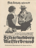 Scharlachberg Meisterbrand Weinbrennereien - Pubblicità D'epoca - 1925 Ad - Publicités
