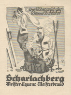 Scharlachberg Meisterbrand Weinbrennereien - Pubblicità D'epoca - 1925 Ad - Publicités