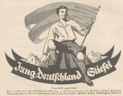 Jung Deutschland Stiefel - Pubblicità D'epoca - 1925 Old Advertising - Pubblicitari