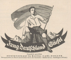 Jung Deutschland Stiefel - Pubblicità D'epoca - 1925 Old Advertising - Pubblicitari