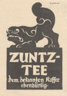 ZUNTZ Tee - Illustrazione - Pubblicità D'epoca - 1925 Old Advertising - Advertising