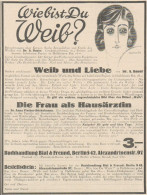 Buchhandlung Bial & Freund - Pubblicità D'epoca - 1925 Old Advertising - Advertising