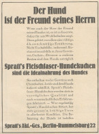 Spratt's Aktien-Gesellschaft - Pubblicità D'epoca - 1925 Old Advertising - Werbung