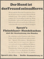 Spratt's Aktien-Gesellschaft - Pubblicità D'epoca - 1925 Old Advertising - Advertising