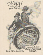 KAISER'S Brust-Caramellen - Pubblicità D'epoca - 1929 Old Advertising - Werbung