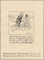 MIFA RAD - Mitteldeutsche Fahrradwerke - Pubblicità D'epoca - 1925 Old Ad - Werbung