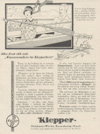 KLEPPER - Pubblicità D'epoca - 1929 Old Advertising - Werbung