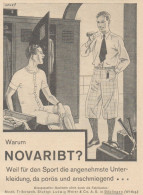 NOVARIBT Unter Kleidung - Pubblicità D'epoca - 1929 Old Advertising - Werbung