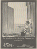 DELPHIN Badeanzug - Pubblicità D'epoca - 1929 Old Advertising - Advertising