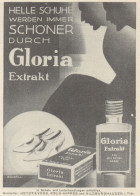 GLORIA Extrakt - Pubblicità D'epoca - 1929 Old Advertising - Advertising