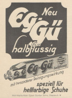 EG-GU Hellfarbige Schuhe - Pubblicità D'epoca - 1929 Old Advertising - Advertising