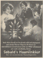 SEBALD'S Haartinktur - Pubblicità D'epoca - 1929 Old Advertising - Advertising