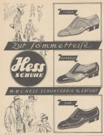 HESS Schuhe - Pubblicità D'epoca - 1929 Old Advertising - Publicidad