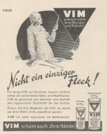 VIM Schont Auch Ihre Hände - Pubblicità D'epoca - 1929 Old Advertising - Advertising