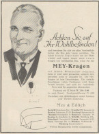 MEY Kragen - Pubblicità D'epoca - 1929 Old Advertising - Advertising