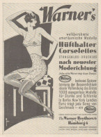 WARNER'S Hufthalter Corselettes - Pubblicità D'epoca - 1929 Old Advert - Publicités