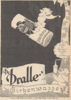 Dr. DRALLE'S Birken Wasser - Pubblicità D'epoca - 1929 Old Advertising - Advertising