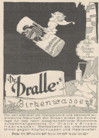 Dr. DRALLE'S Birken Wasser - Pubblicità D'epoca - 1929 Old Advertising - Publicités