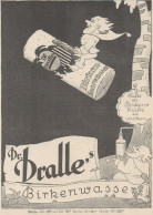 Dr. DRALLE'S Birken Wasser - Pubblicità D'epoca - 1929 Old Advertising - Advertising