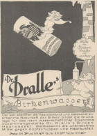 Dr. DRALLE'S Birken Wasser - Pubblicità D'epoca - 1929 Old Advertising - Publicités