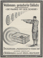 WALDEMANN'S Geräucherter Edellachs - Pubblicità D'epoca - 1929 Old Ad - Advertising