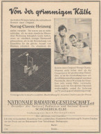 Nationale Radiator Gesellschaft - Pubblicità D'epoca - 1929 Old Advert - Publicités