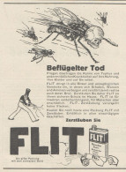 FLIT - Beflugelter Tod - Pubblicità D'epoca - 1929 Old Advertising - Advertising
