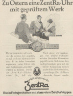 ZENTRA Uhren - Pubblicità D'epoca - 1929 Old Advertising - Publicités