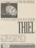 THIEL Taschenwecker - Pubblicità D'epoca - 1929 Old Advertising - Publicidad