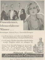 Kolnisch Wasser LAVENDEL-ORANGEN - Pubblicità D'epoca - 1929 Old Advert - Werbung