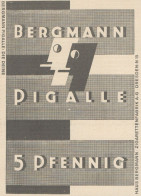 BERGMANN Pigalle - Pubblicità D'epoca - 1927 Old Advertising - Werbung
